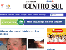 Tablet Screenshot of hojecentrosul.com.br